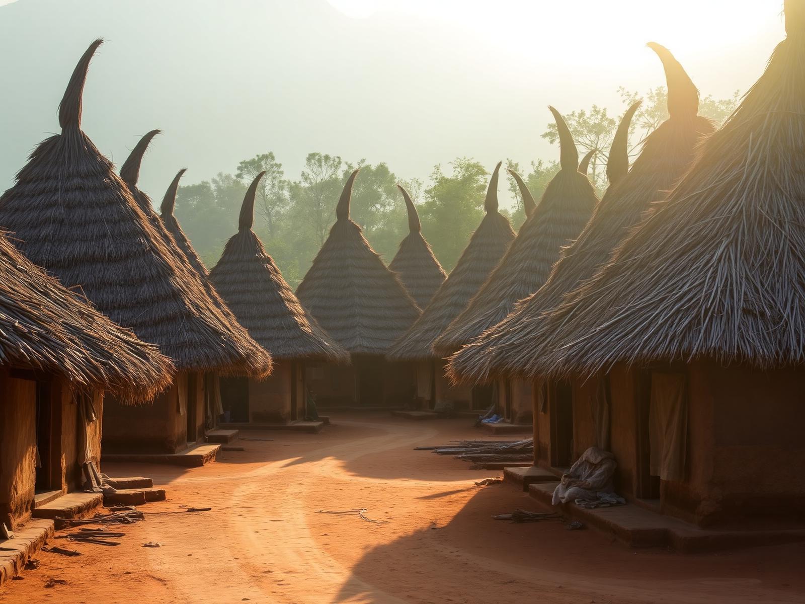 Traditional Sumbanese village — cultural context for buying land in Sumba, Indonesia